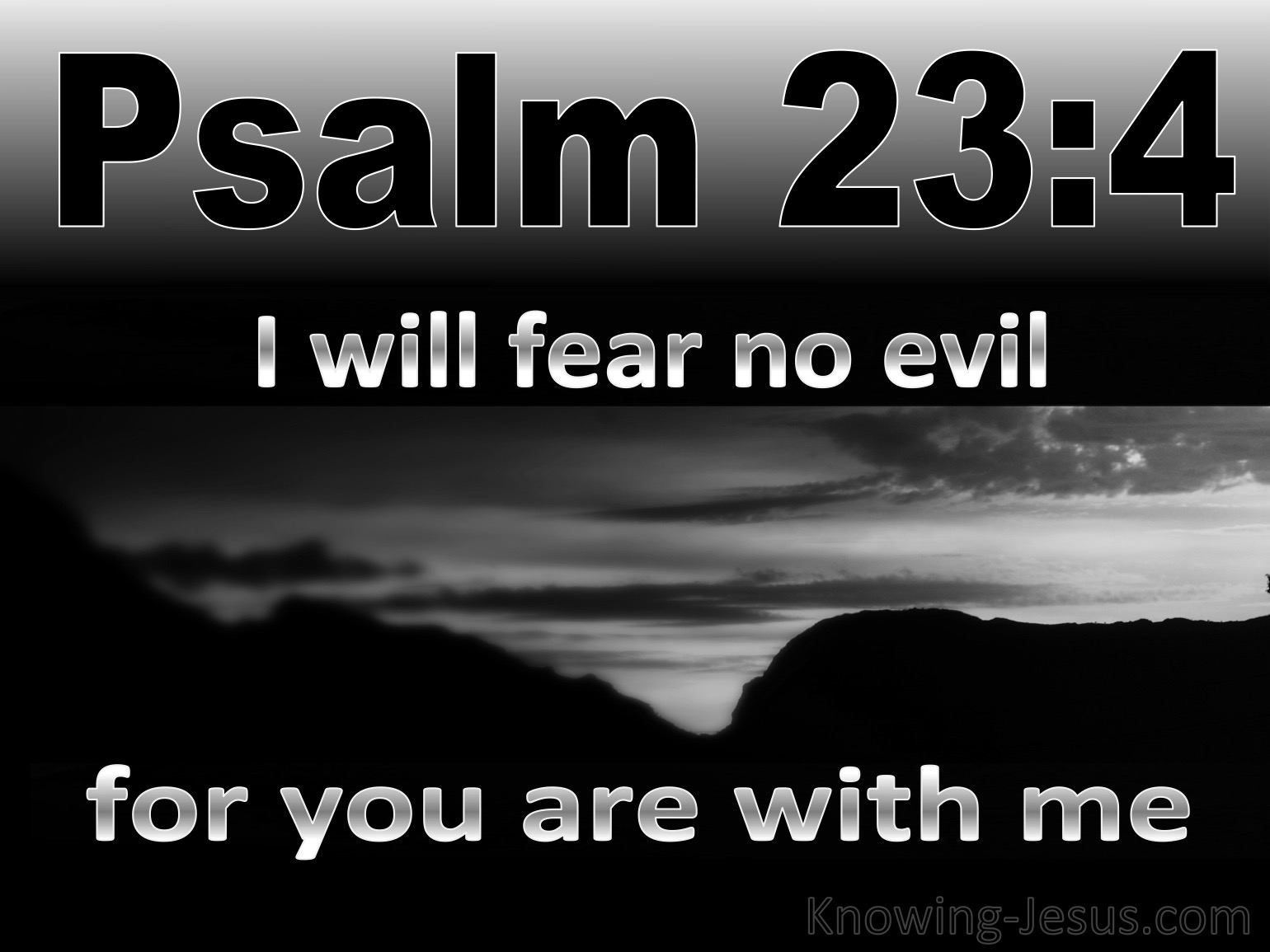What Does Psalm 23 4 Mean 